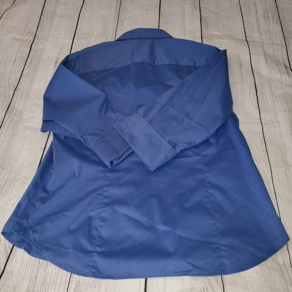 Edwards Blue Collared Button Down - Picture 8 of 8